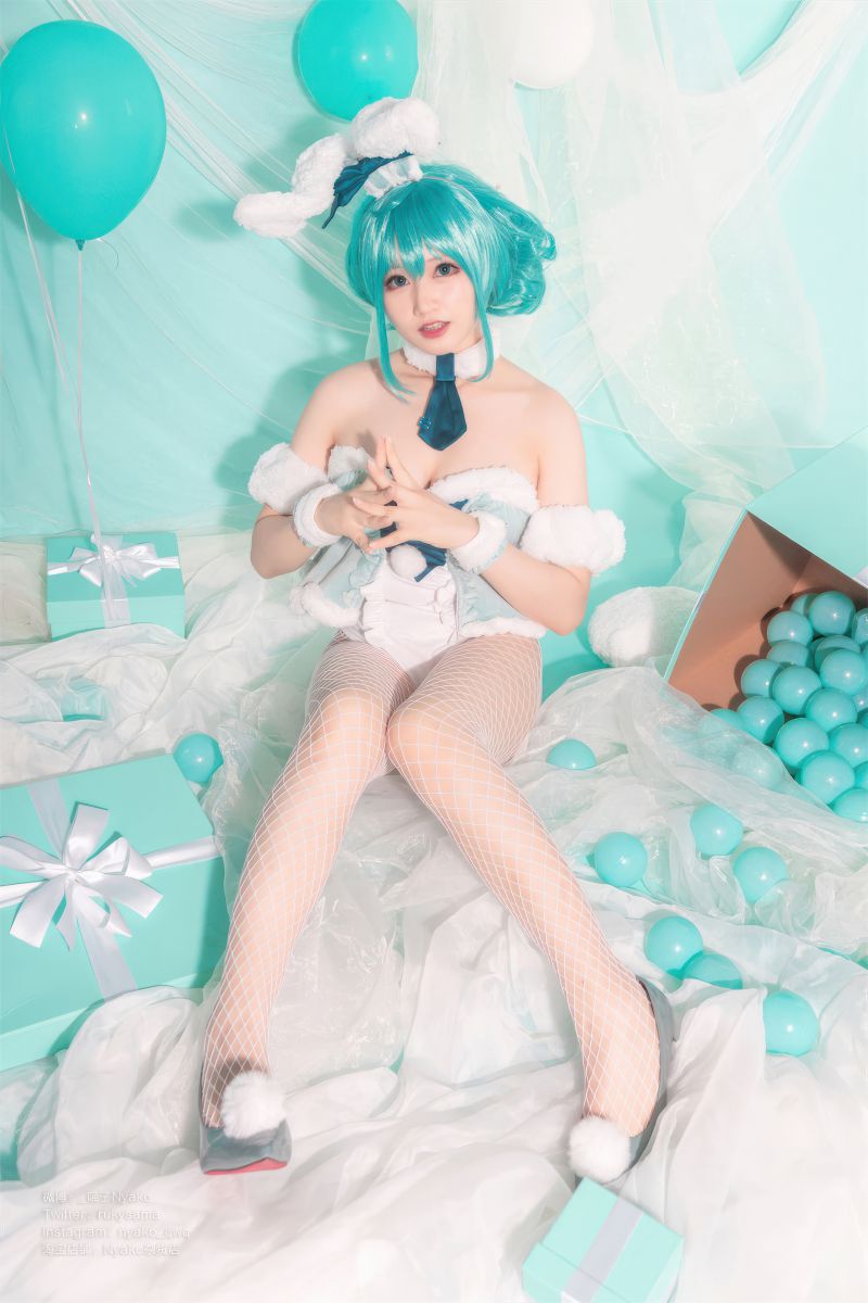 Nyako喵子 – NO.072  初音白兔[41P-323.1M]插图