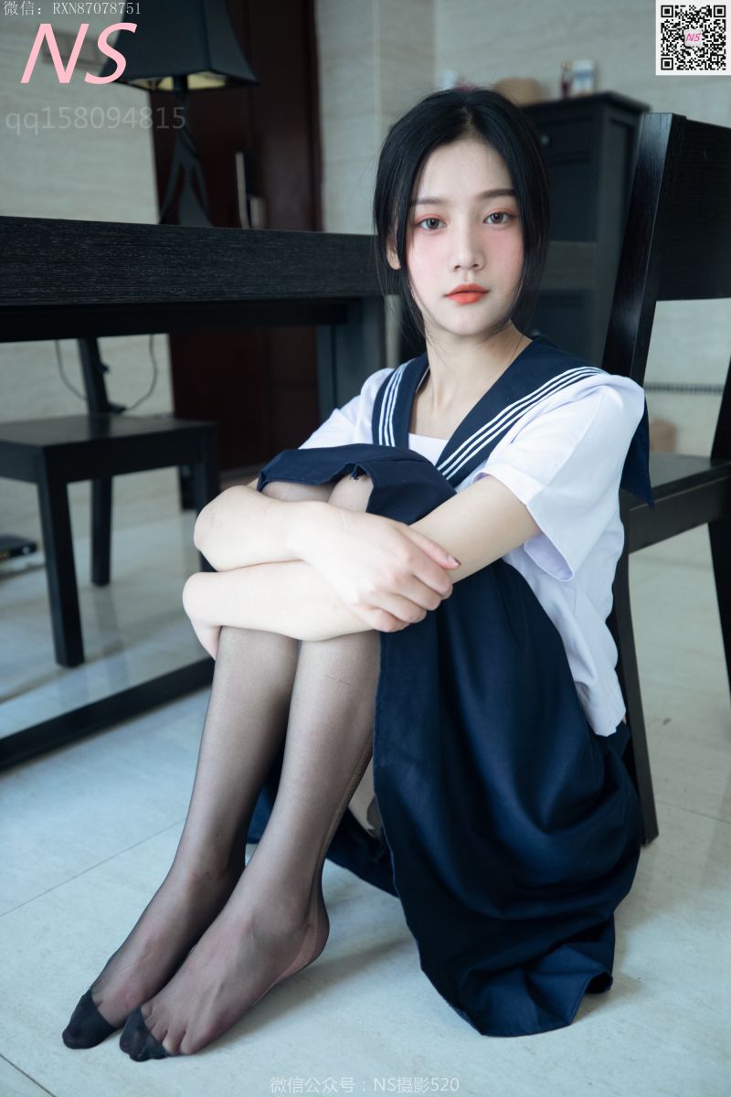 纳丝摄影 NO.173 子涵 黑色丝袜的家居生活 [63P+574M]插图