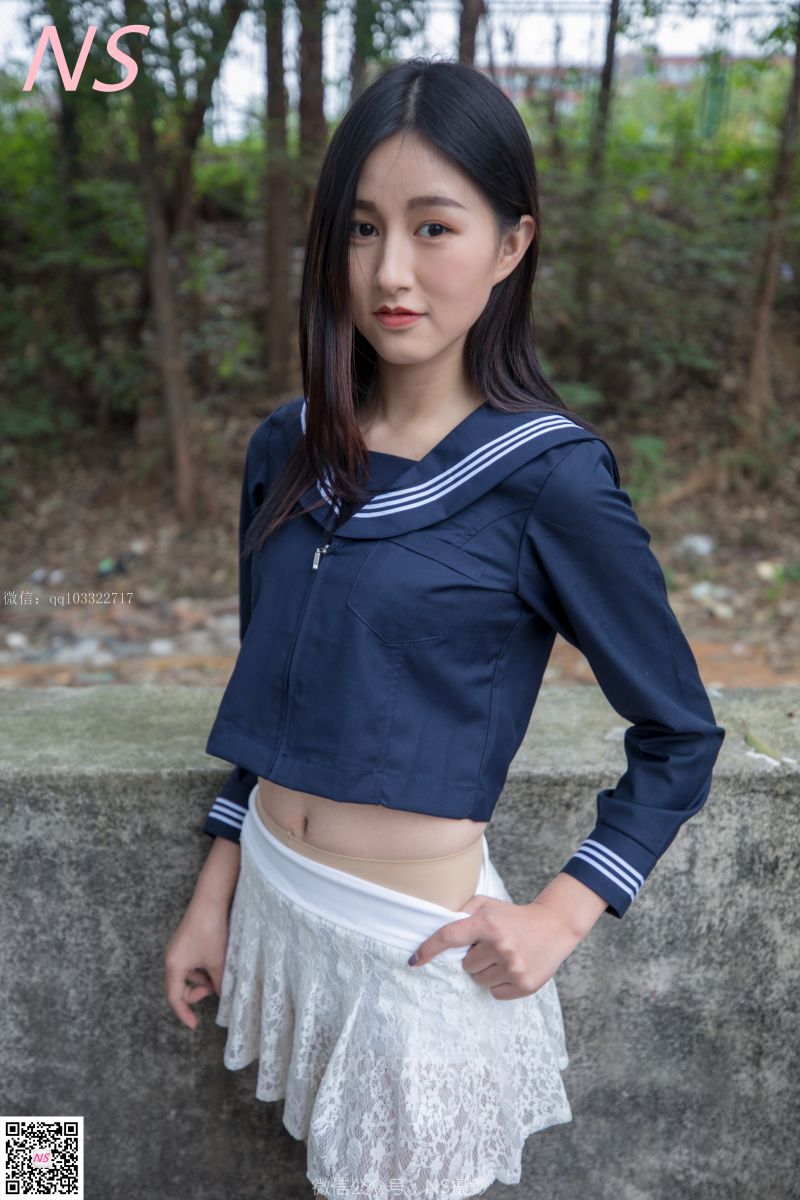 纳丝摄影 NO.194 北北 户外蕾丝短裙制服 [76P+497M]插图
