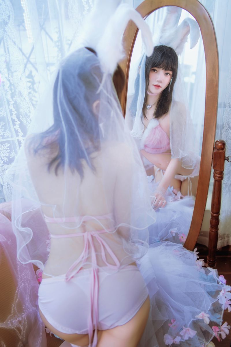 桜桃喵 – NO.191 花嫁兔[54P-2V-929.1M]插图1