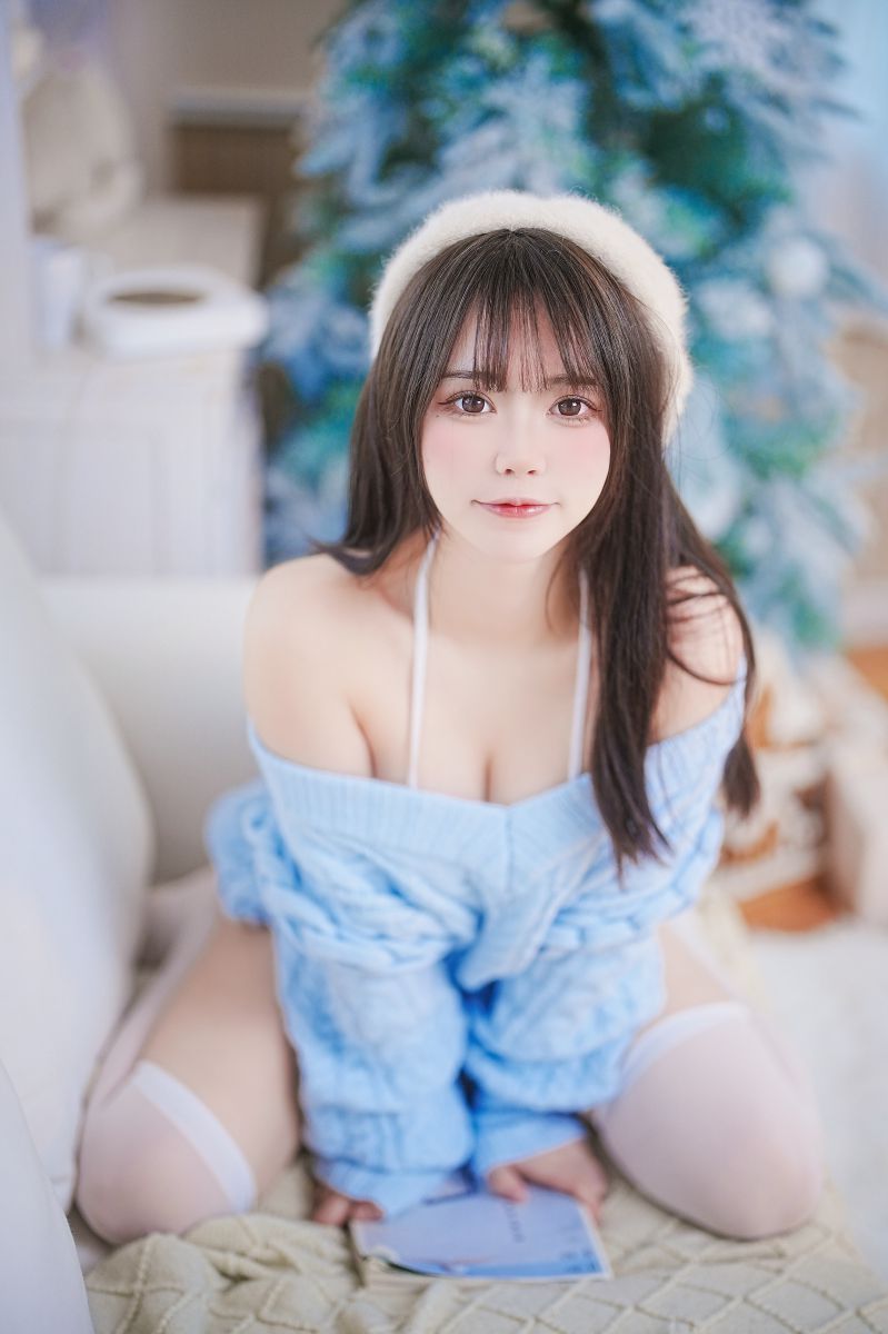 Tina很妖孽呀 – NO.029 蓝色秋冬毛衣[27P-168M]插图