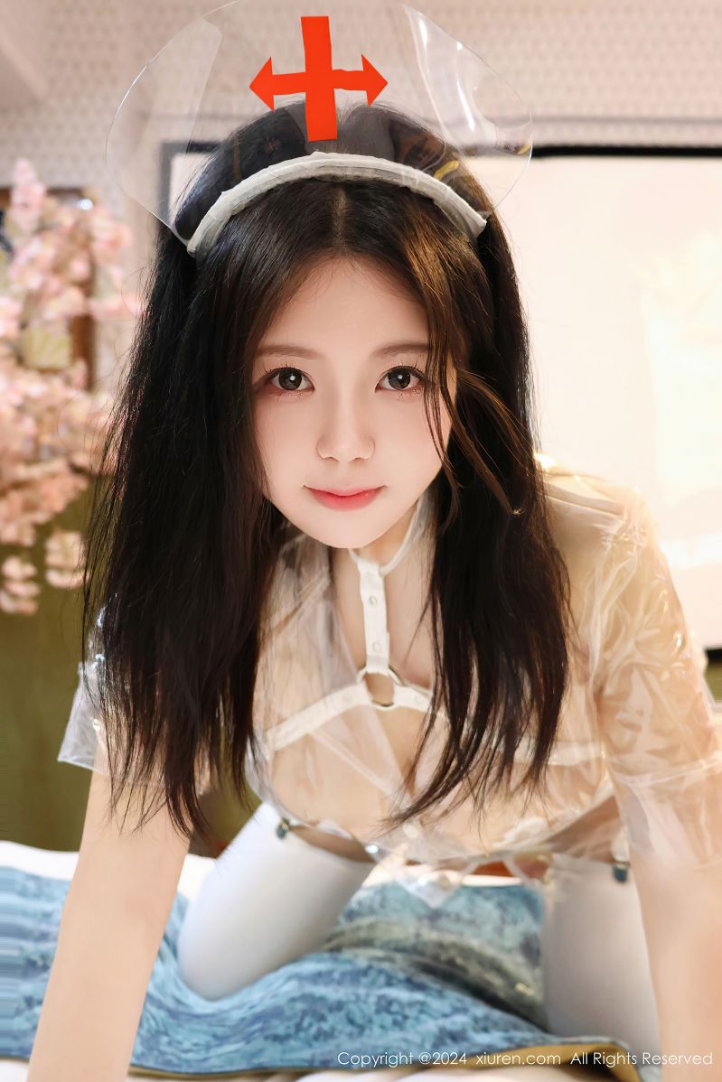 [XIUREN秀人网] 2024.05.10 NO.8517 小薯条nienie 性感带图案睡服服饰插图