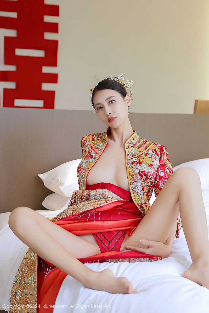 [XIUREN秀人网] 2024.05.14 NO.8534 lingyu69 新娘主题拍摄插图